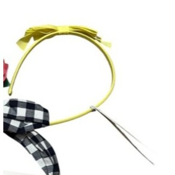 Janie & Jack Bow Headband Hair Accessory for Toddler Girls Yellow - Picture 3 of 4